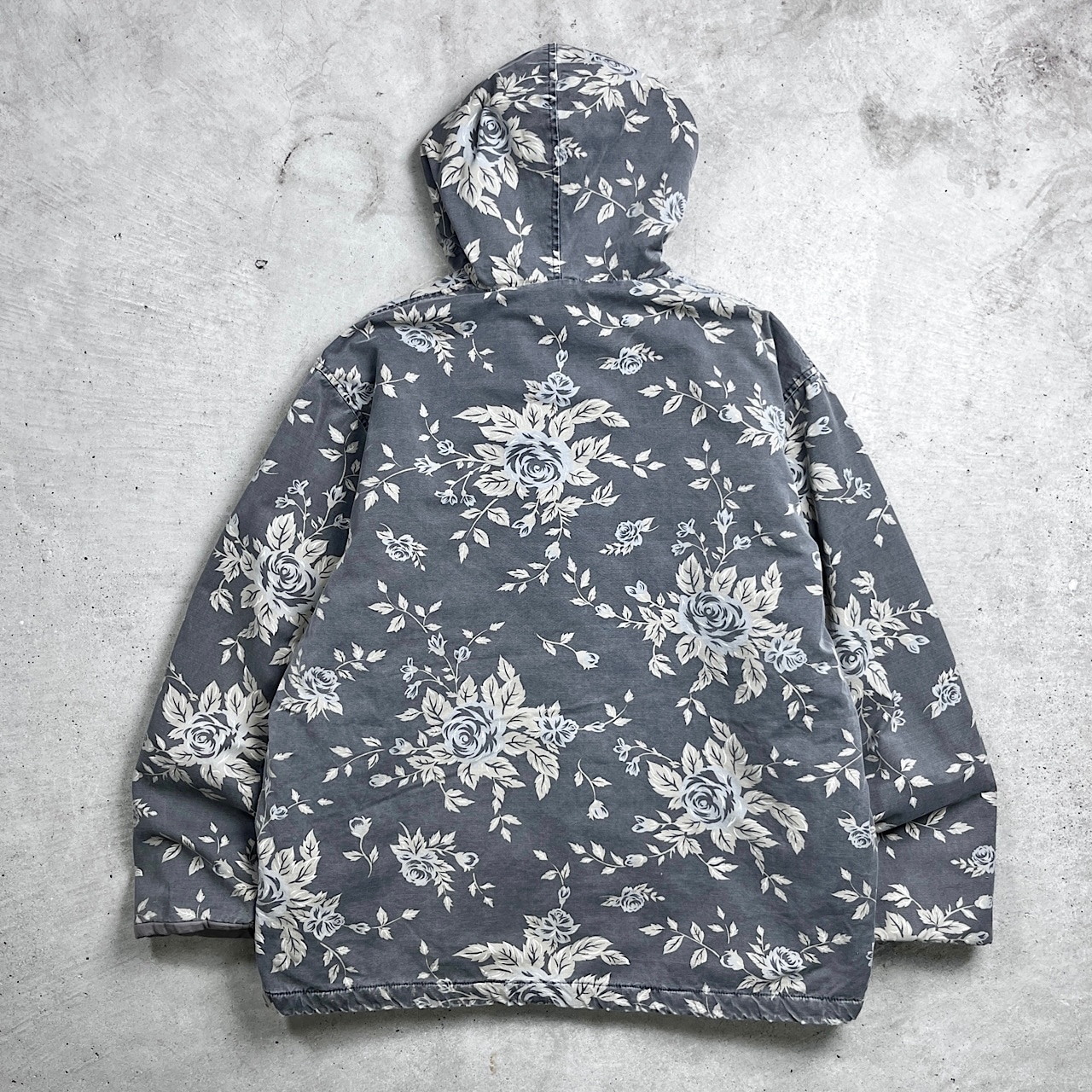 90年代 NORTHERN STYLE コットンパーカー フラワーパターンジャケット 