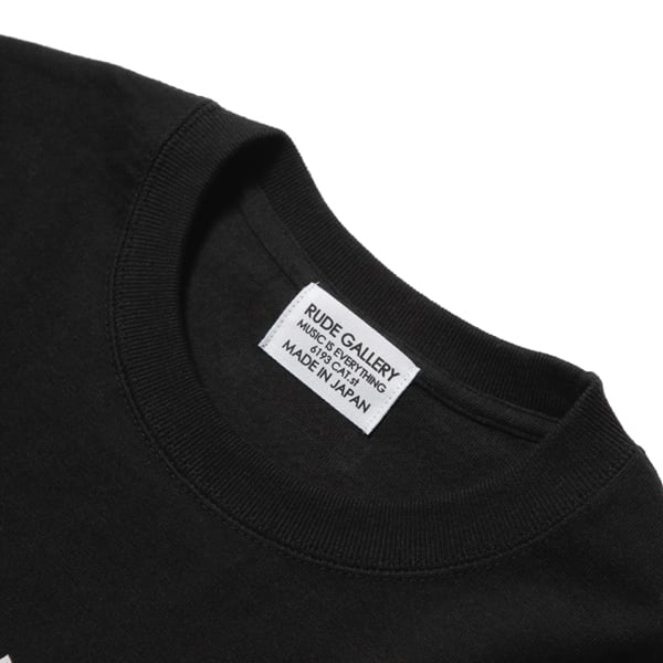 RUDE GALLERY】ルードギャラリー RUDE CAT FRONT TEE (BLACK) メンズT