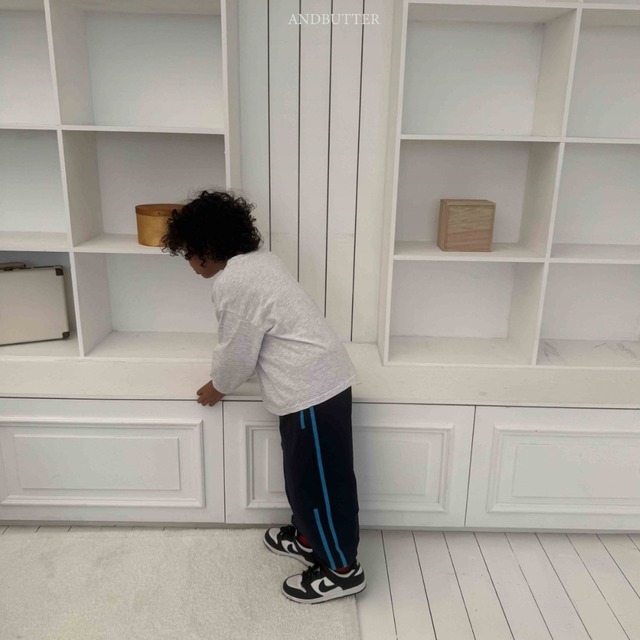 《送料無料》予約:ツーライン切り替えパンツ【ANDBUTTER】