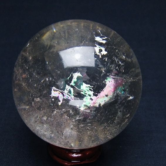 水晶 丸玉 53mm スフィア 置物 水晶玉 一点物 151-9036