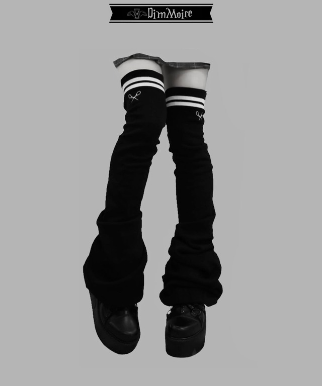 DimMoire学園ニーハイウォーマー【Gray】