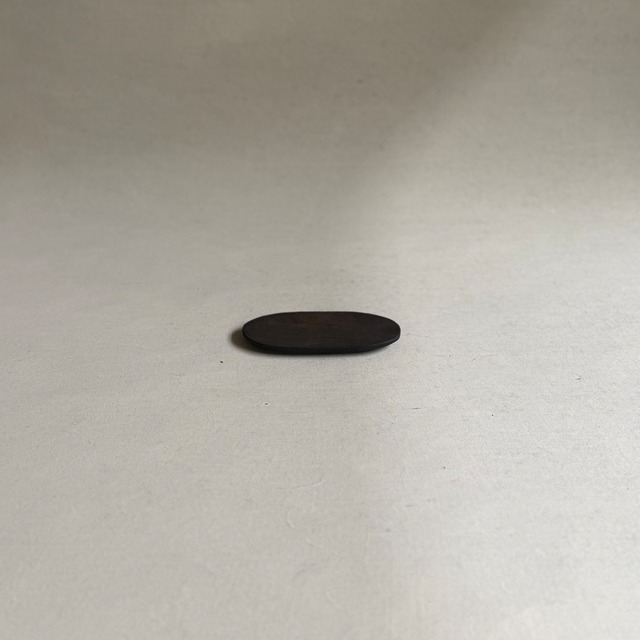 徒爾   双杯托   (楕円①)   サクラ 黒漆（国産/松煙）
