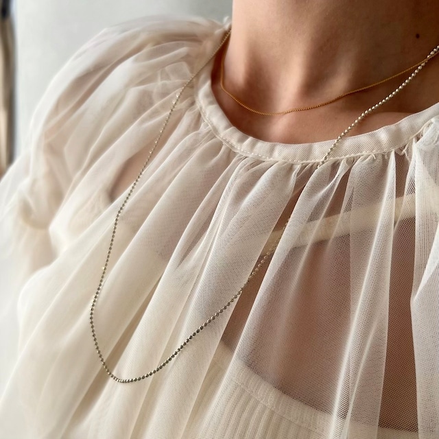 Fake Pearl Wave Necklace