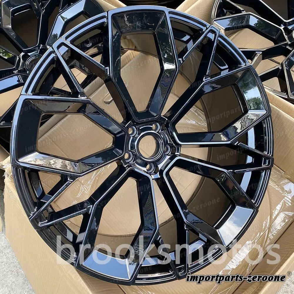 21インチ 新品グロスブラックスタイルホイールアウディ 2014+ sq5 2009