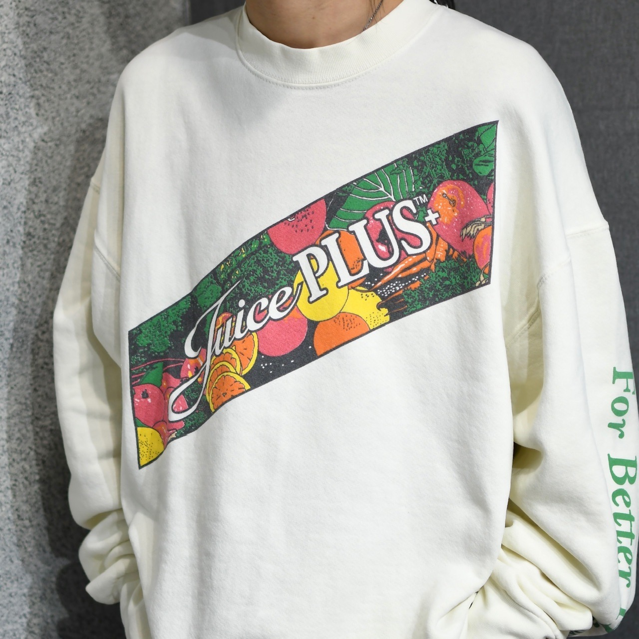 Juice PLUS+ fruits and vegetables print sweat