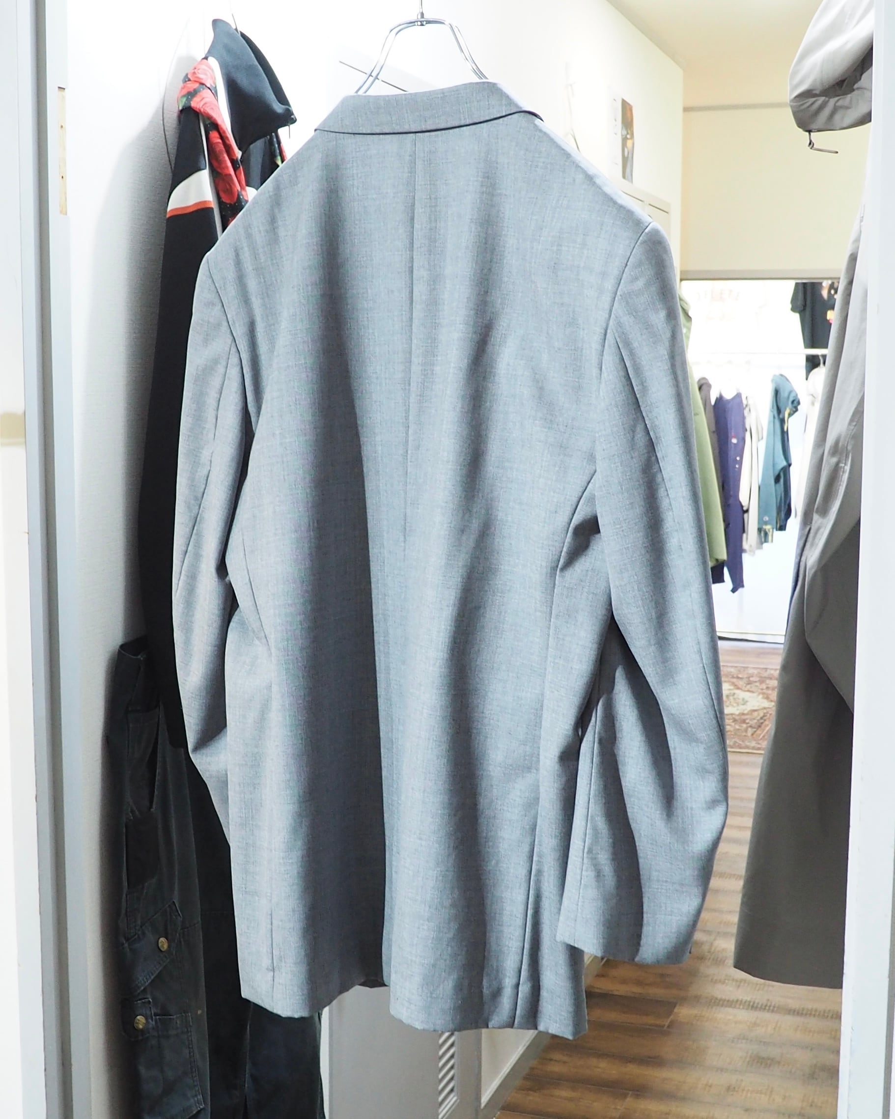 1990s " KENZO HOMME " Beautiful Smoky Blue Color vintage Tailored jacket