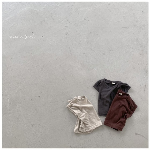【即納】⋯ nunu biel ⋯ natural sleeveless tee