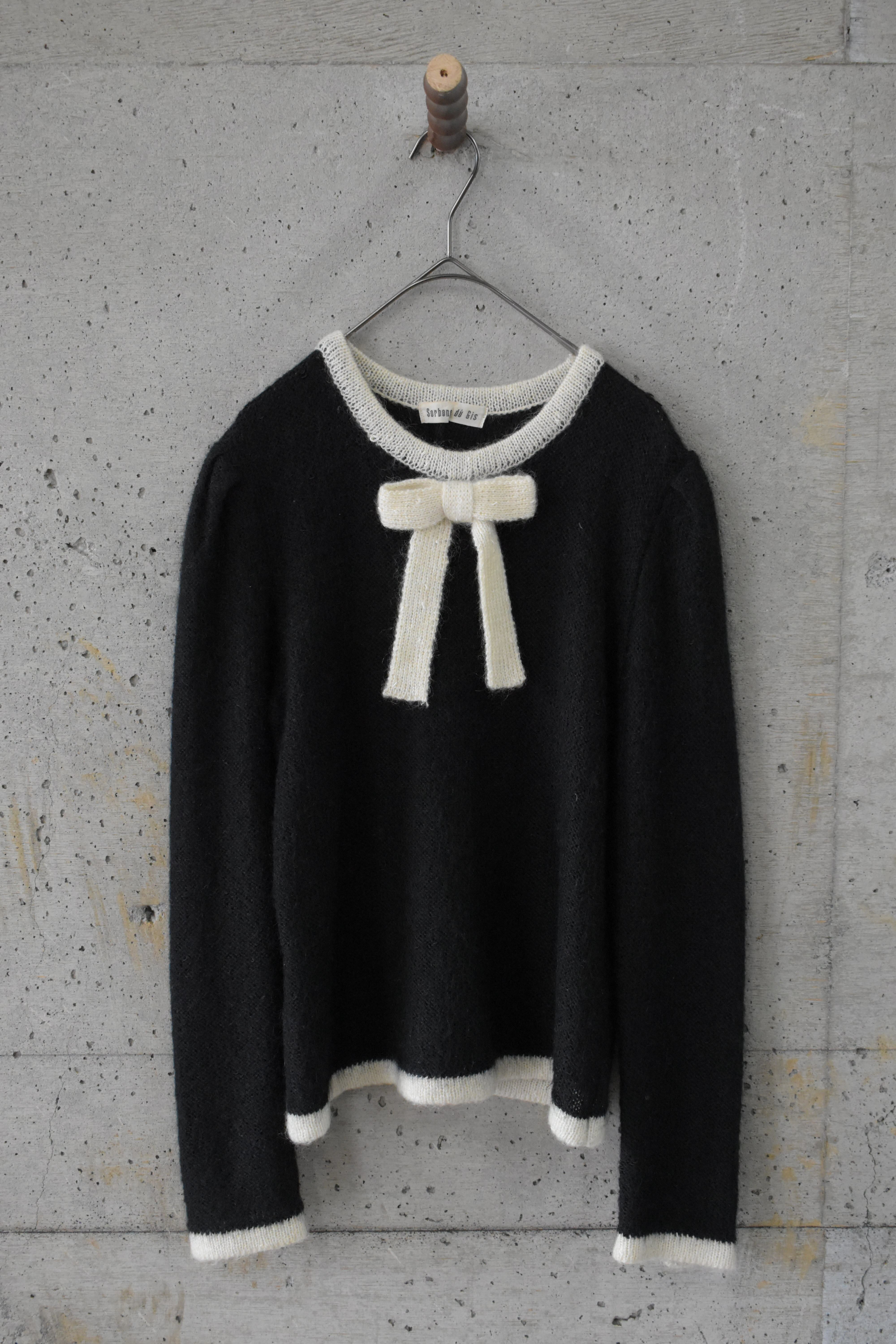 Monochrome Mohair Knit