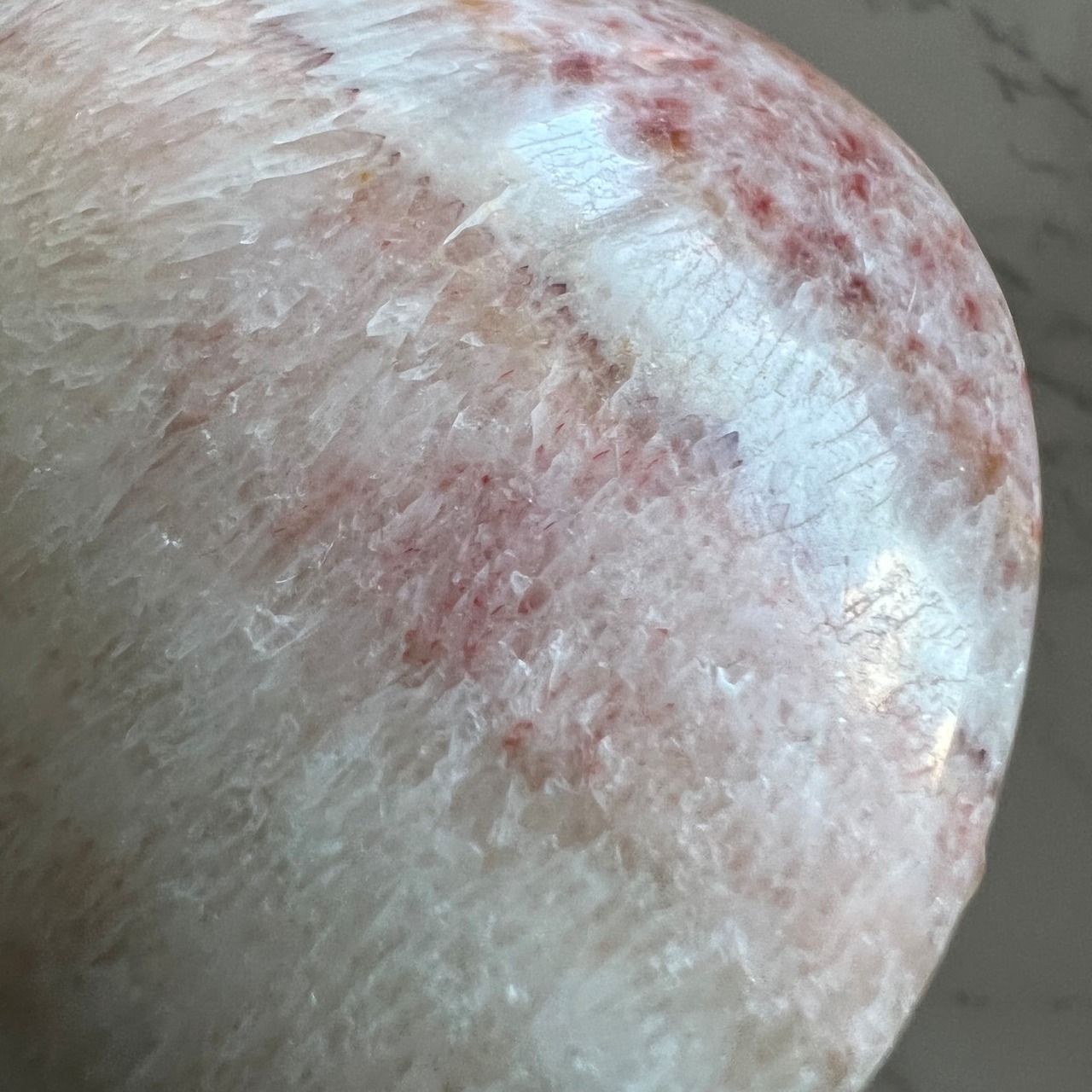 ポークストーン＊ハート2＊天然石インテリア＊置き物