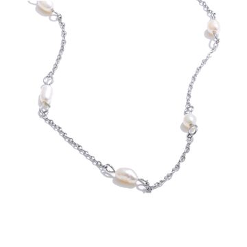 Pt850 ボールデザインネックレス プラチナ ネックレスチェーン Y03466 