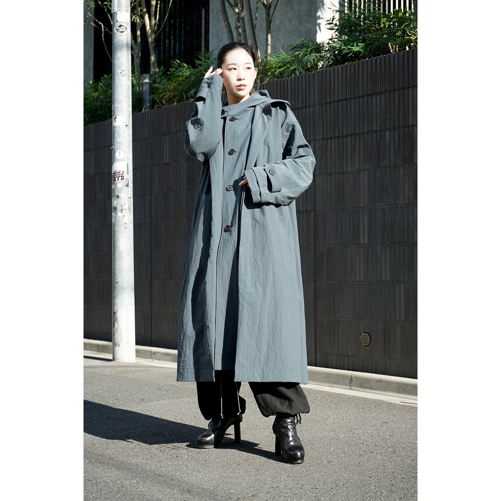 Blanc YM] (ブランワイエム) BL-22A-CNC Convertible Nylon Coat