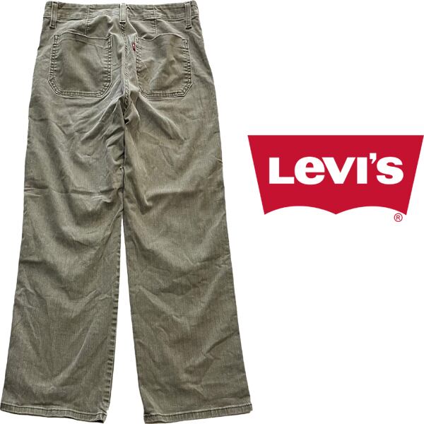 1点物◇リーバイスLevisベイカーパンツ緑チノパン古着メンズ30