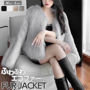 エコファー ジャケット レディース 秋冬 韓国 おしゃれ きれいめ 上品 大人 かわいい フォーマル 通勤 ビジネス 結婚式 大人可愛い 大人女子