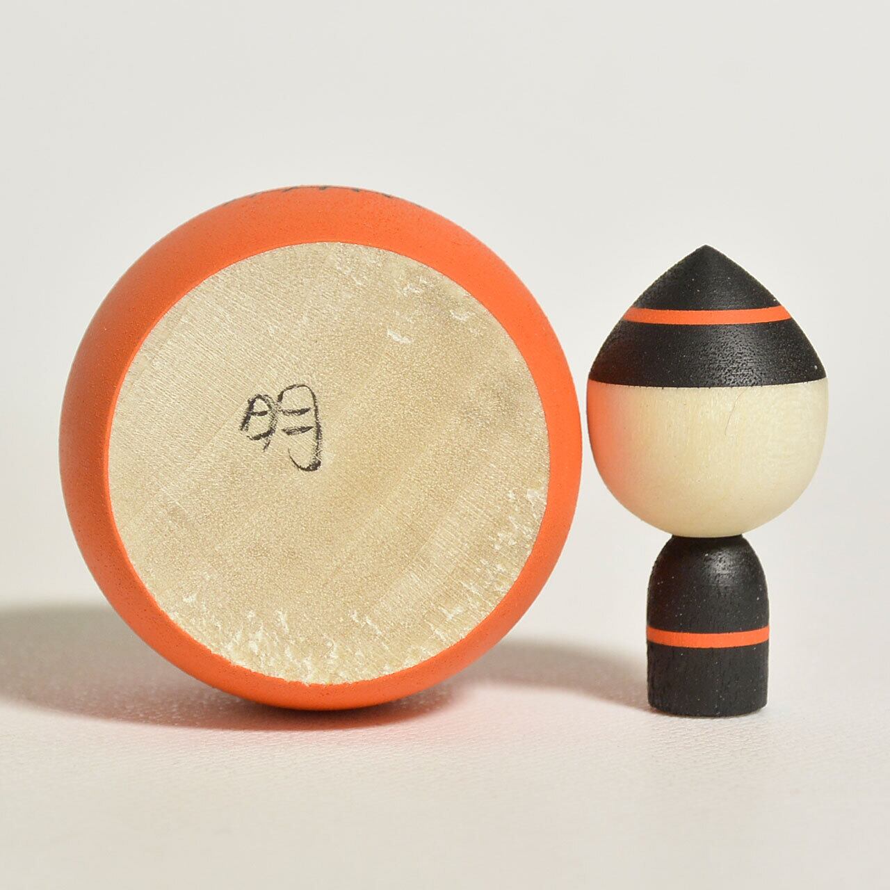 ハロウィンえじこちゃんこけし 約1.5寸 約4.5cm 鈴木明 工人（作並系