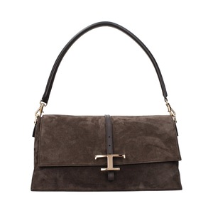 TOD'S トッズ レディース ショルダーバッグ スエード ブラウン