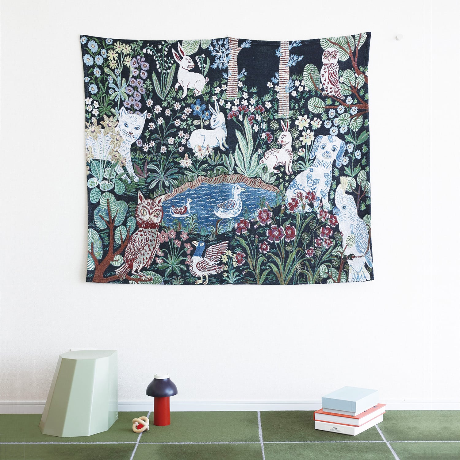 ナタリーレテ(Nathalie Lete) Soft Tapestry rug Garden ナタリーレテ