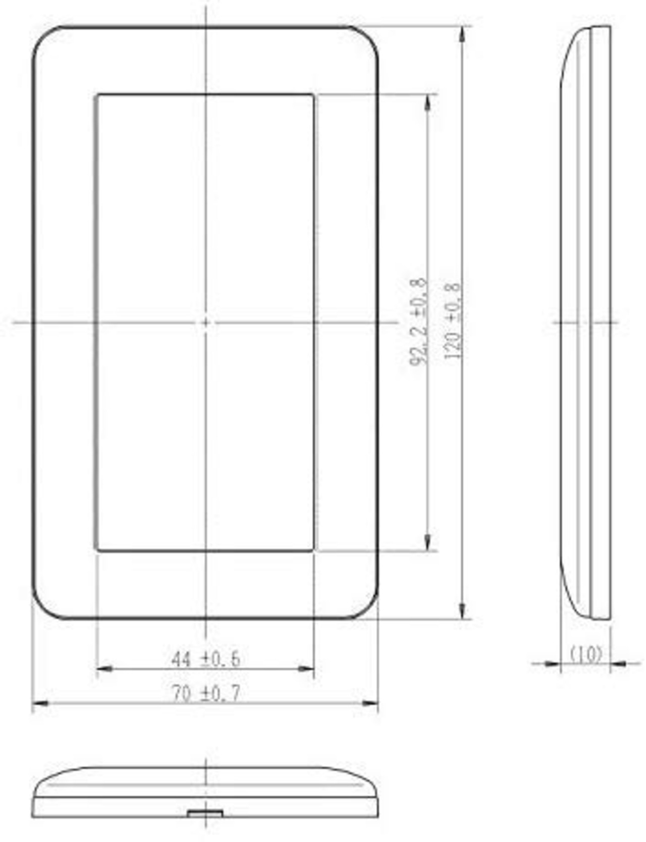 神保電器 J・WIDEシリーズ スイッチプレート 1連用 ピュアホワイト WJP-1