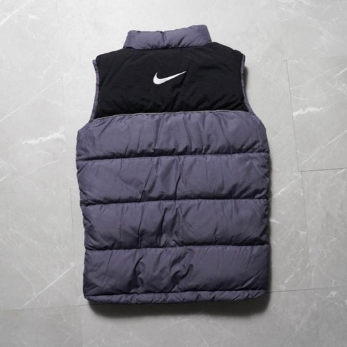NIKE Down Vest L size ナイキ ダウンベスト Lサイズ グレー 刺繍ロゴ NIKE Down Vest L size ナイキ ダウンベスト Lサイズ グレー 刺繍ロゴ