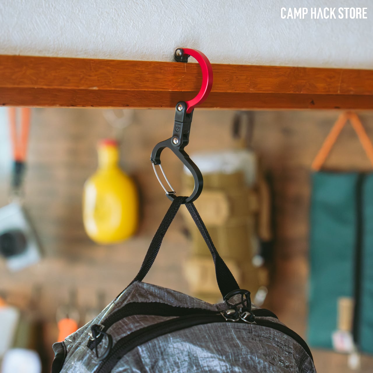 変幻自在のカラビナ型フック「ヒーロークリップ MINI」 | CAMP HACK STORE
