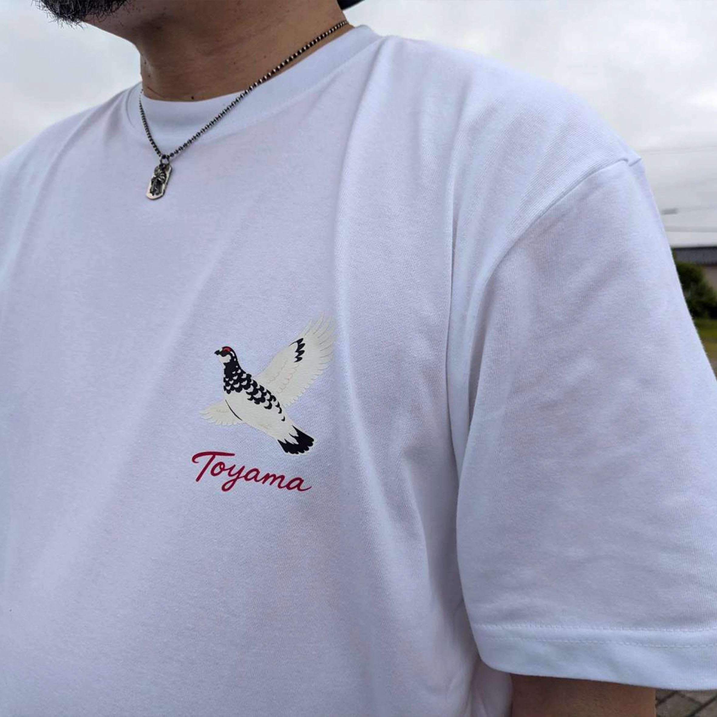 【富山県】トヤジャン Tシャツ "TOYAMA MAP"【スカジャン風】