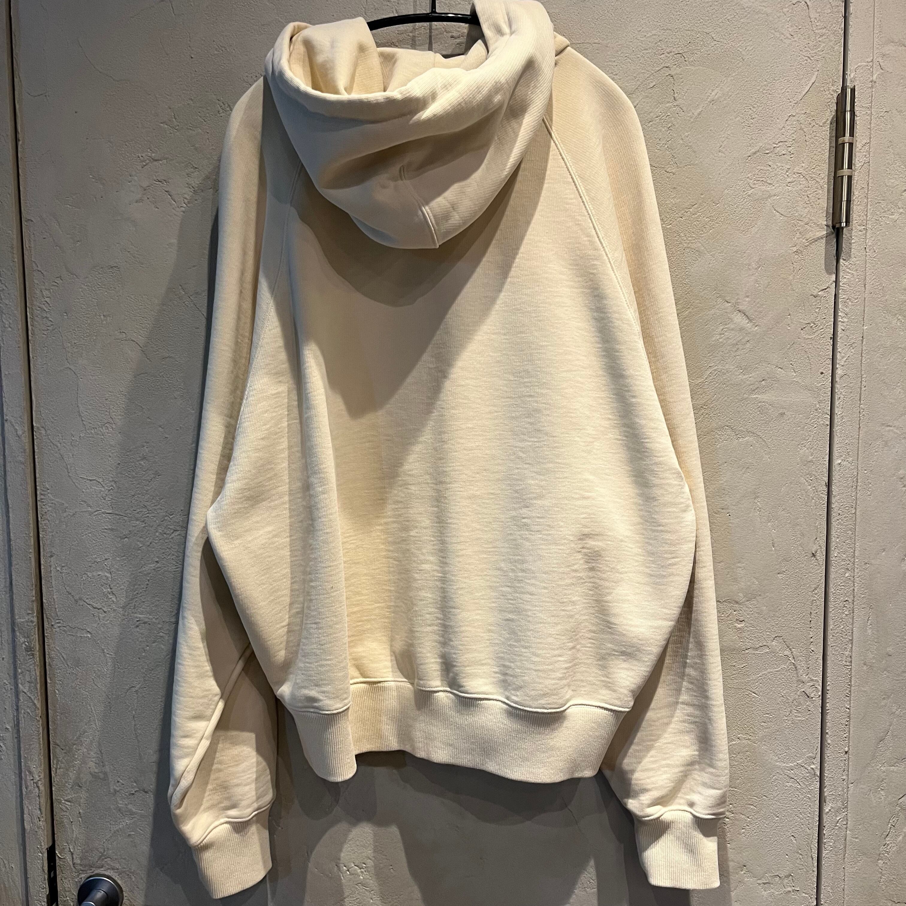 AMI Paris パーカー アイボリー WHITE CREAM Hoodie Ami Signature | AMI PARIS
