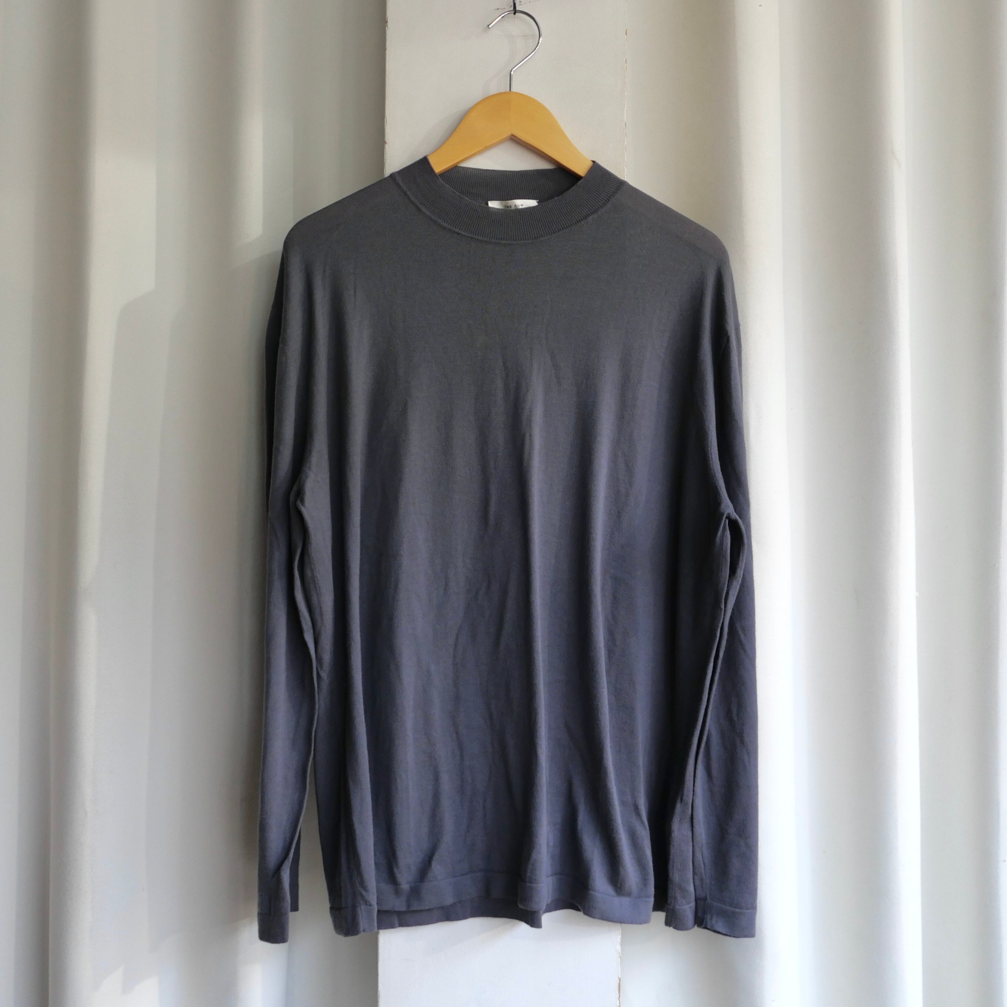 rowoon3様 THE ROW COTTON/CASHMERE MOC NECK KNIT | safarionline