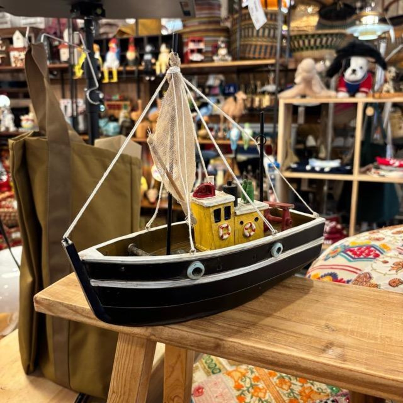 China Antique Design Boat Object 中国 アンティーク調 船のオブジェ 置物 インテリア雑貨 ギフト 飾り