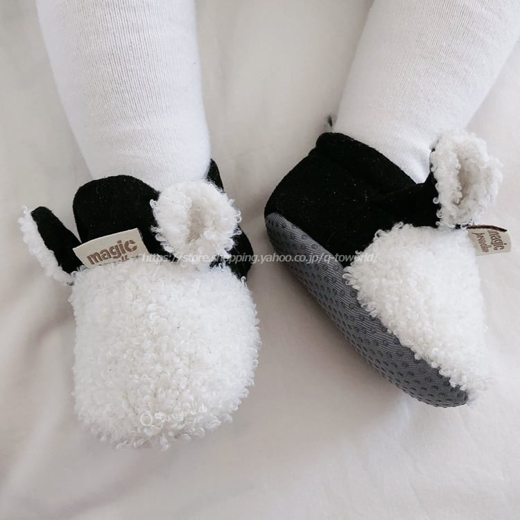 11 13 もこもこ ベビーシューズ ベビー靴 耳ぬいぐるみソフト ベビー 韓国版 韓国子供服 女の子 男の子 子供服 Q Toworld キュートワールド 子供服