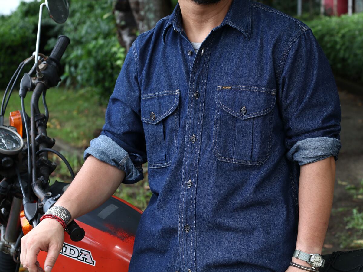 FILSON フィルソン DENIM GUIDE SHIRTS デニムガイドシャツ 長袖シャツ