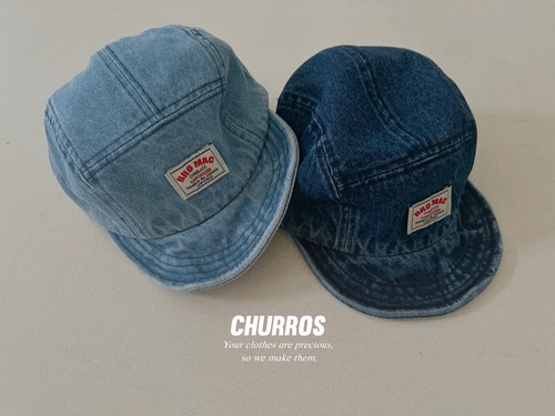 【予約　2024 spring】denim cap〔デニムキャップ〕　churros