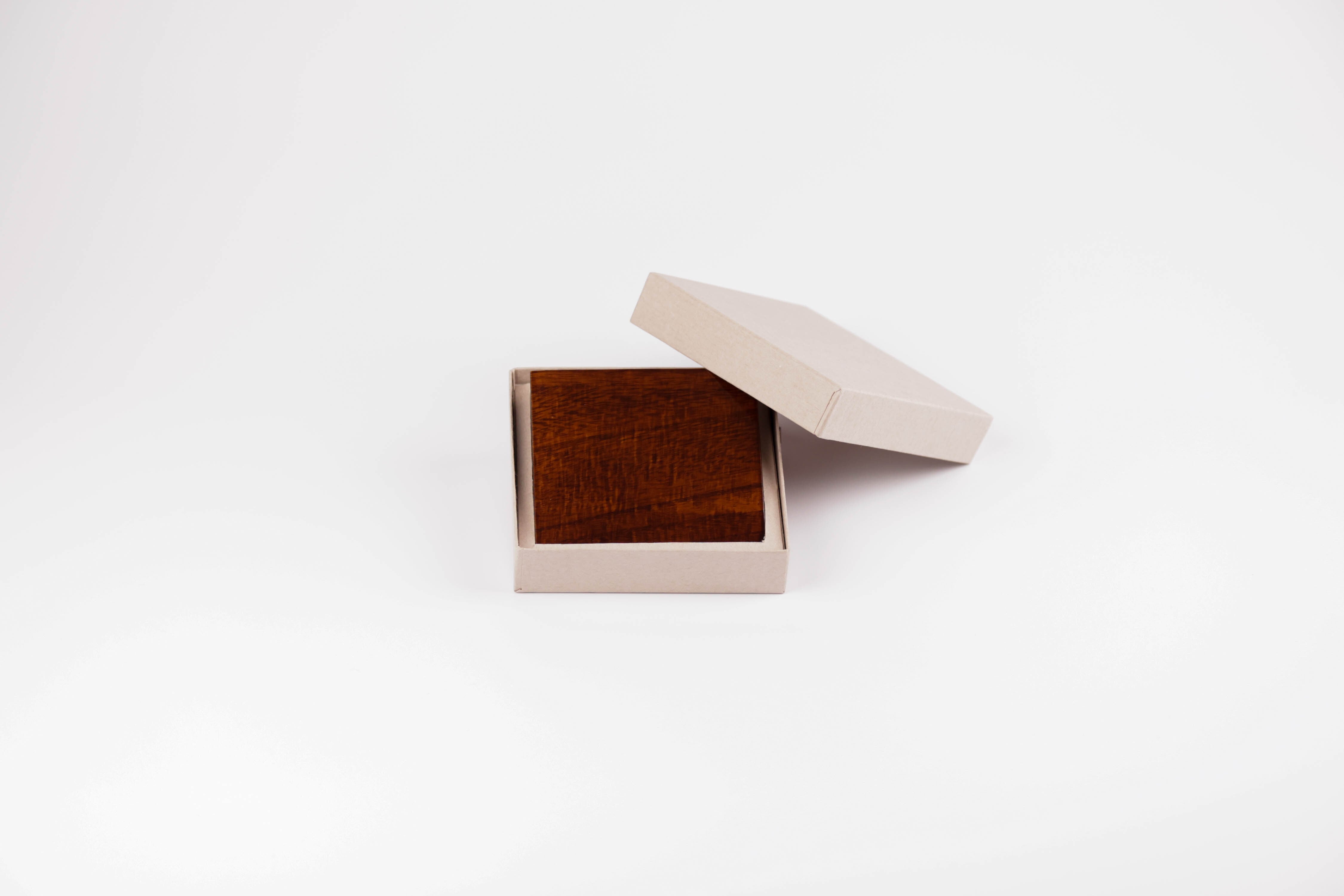 桐・コースター(はつり)　2枚セット