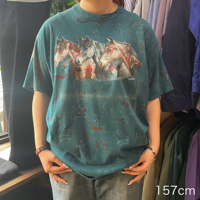 【90's】【Made in USA】JERZEES   半袖Tシャツ　L   プリント  Vintage