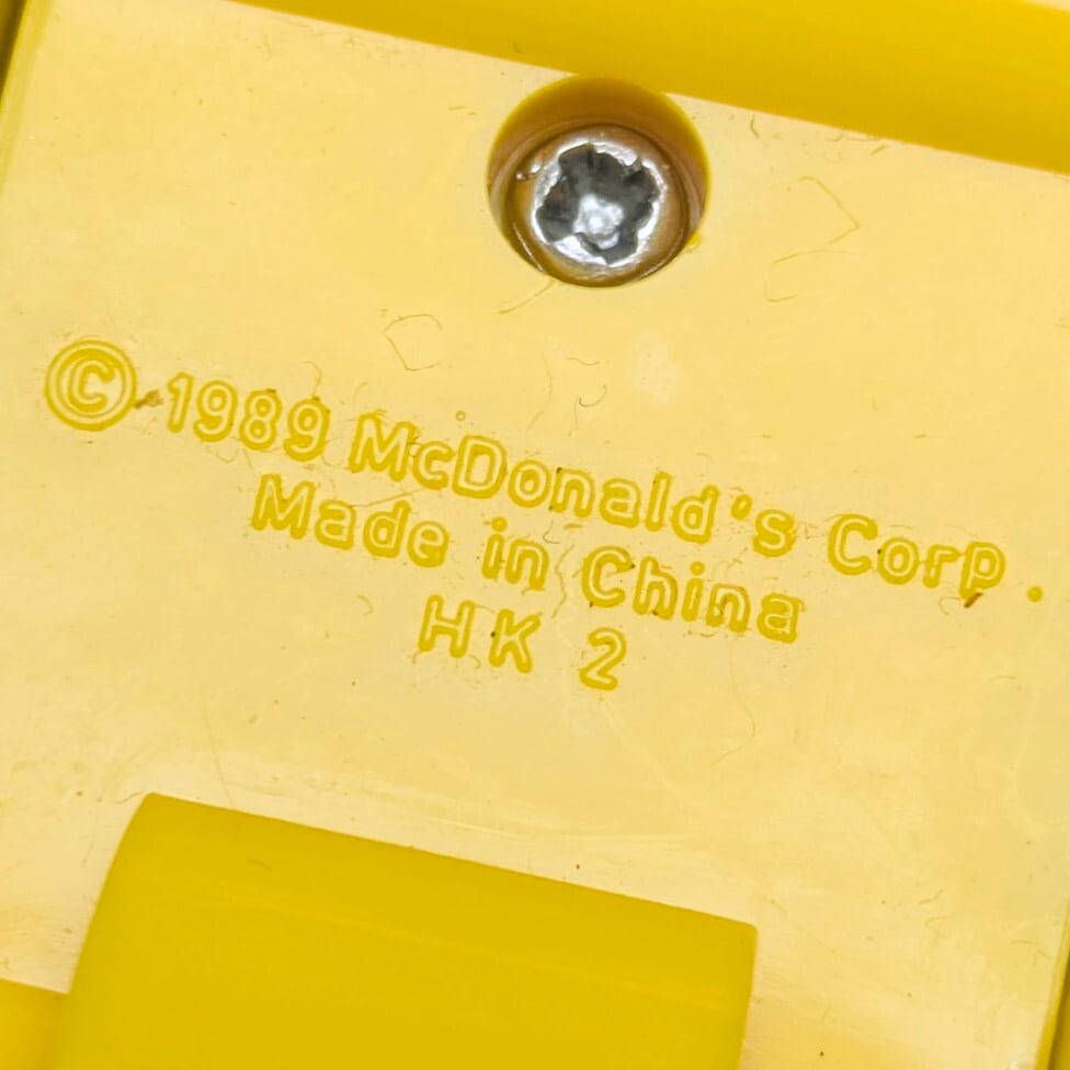 ☆VINTAGE 1989☆ 【 McDonald's ( マクドナルド ) 】1989年