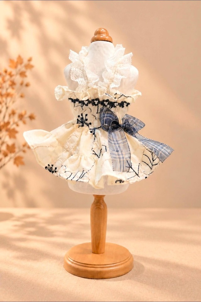 予約販売　Midnight Bloom Dress　※ヘアピン付き　XXS-XL　韓国ハンドメイド作家