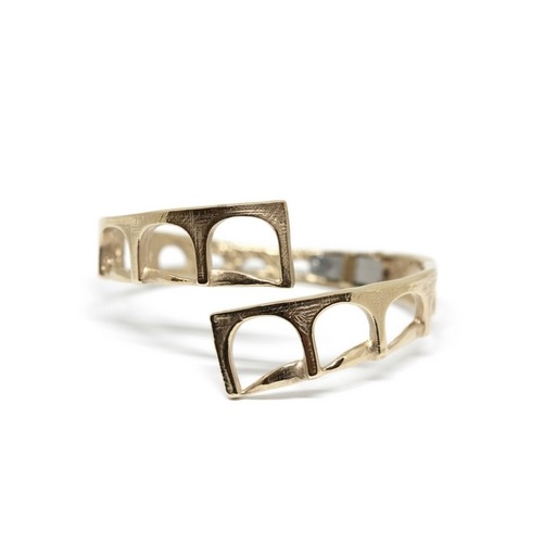 ACQUEDOTTO BRACELET GOLD PLATED BRONZE