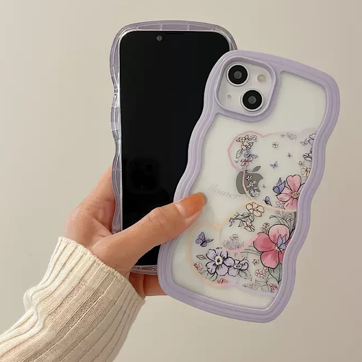 可愛い ウェーブデザイン ♪ フラワーベア iPhoneケース iPhone カバー スマホ ケース プチプラ パステル スマホカバー 学生 お揃い プレゼント クリア 透明 クマ お花柄 | lamitte deco トレンド 韓国ファッション ショップ BASE店 可愛い ウェーブデザイン ♪ フラワーベア iPhoneケース iPhone カバー スマホ ケース プチプラ パステル スマホカバー 学生 お揃い プレゼント クリア 透明 クマ お花柄 | lamitte deco トレンド 韓国ファッション ショップ BASE店