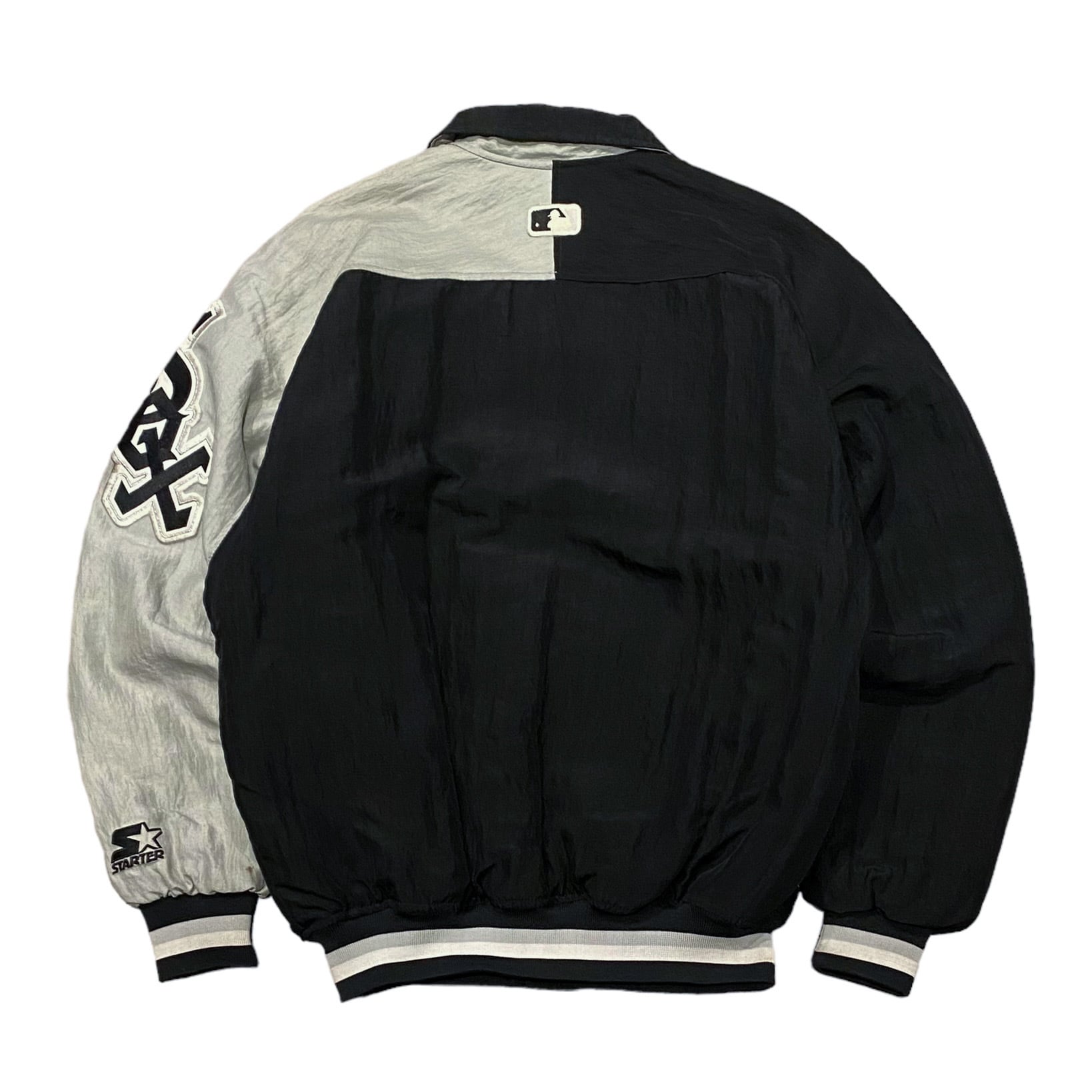 90's Starter MLB Chicago White Sox Nylon Stadium Jaket L / スターター  シカゴホワイトソックス ナイロン スタジャン スタジアムジャケット 古着 ヴィンテージ