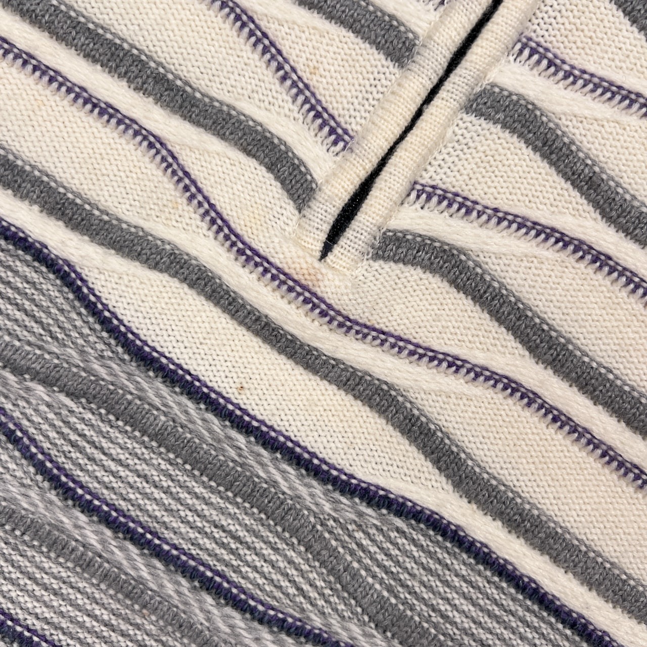 PAGELO パジェロ 立体編み 3D ニットセーター ハイネック ハーフジップ サイズ L /メンズ/アンジェロ/日本製