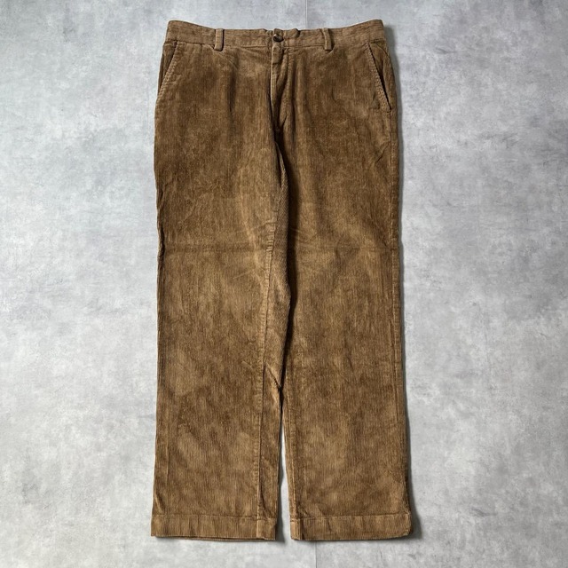 エルエルビーン W35 コーデュロイボトム チノパン 古着 茶 17071