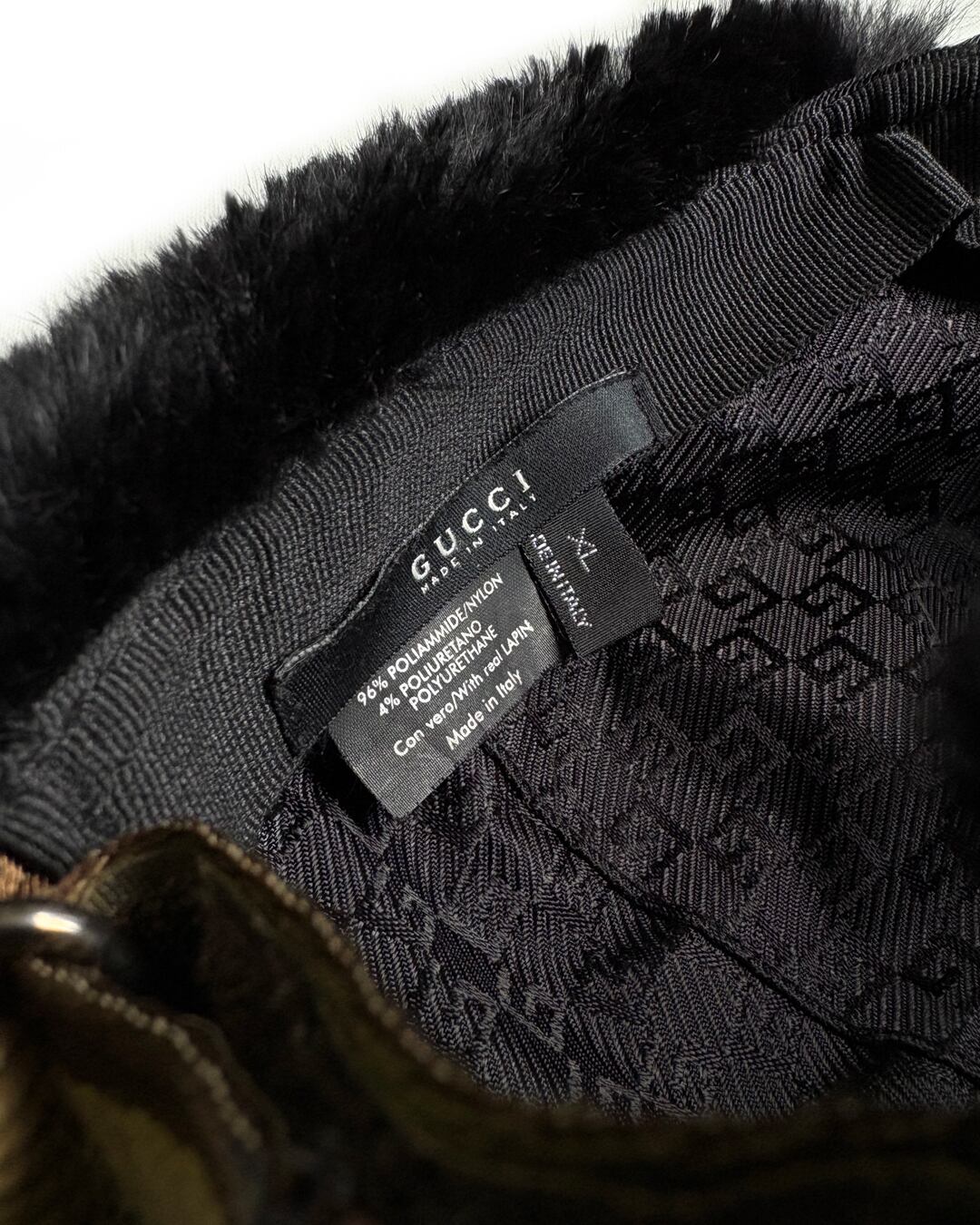 USED] “ GUCCI グッチ ” ファー イヤーフラップ キャップ | minim