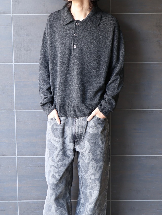 【26aw/ROLDSKOV】rambo polo dark grey