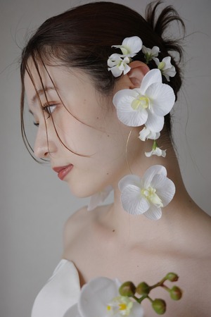 【4/3〜発送】flower ear cuffs
