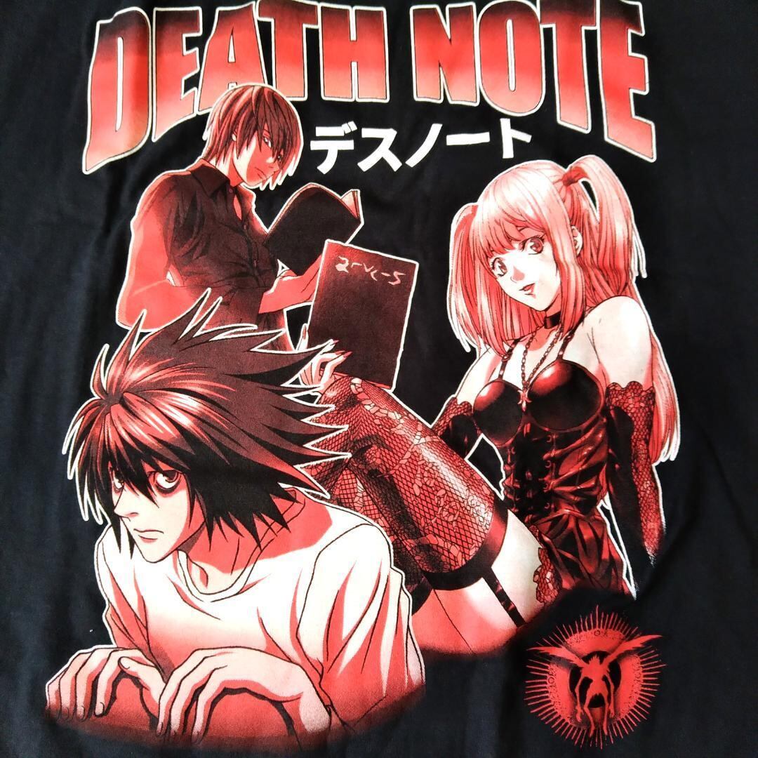 海外公式 デスノート Tシャツ XLサイズ 黒 メキシコ製 アニメTシャツ 