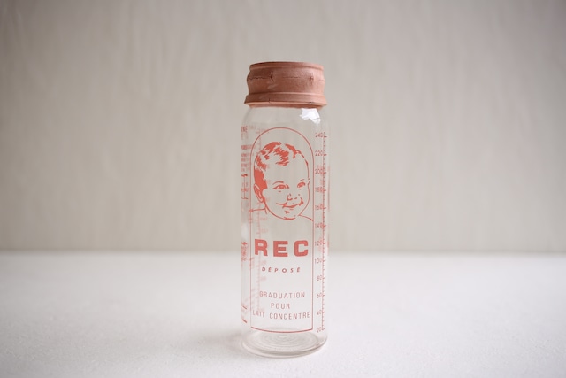 フランス アンティーク ヴィンテージ 哺乳瓶『REC』Ｎ-02505