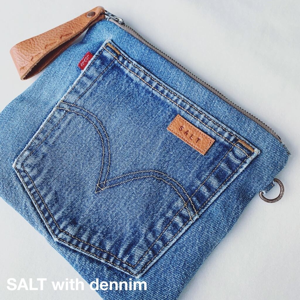 DeniポケSALTポーチ Blue No.4543