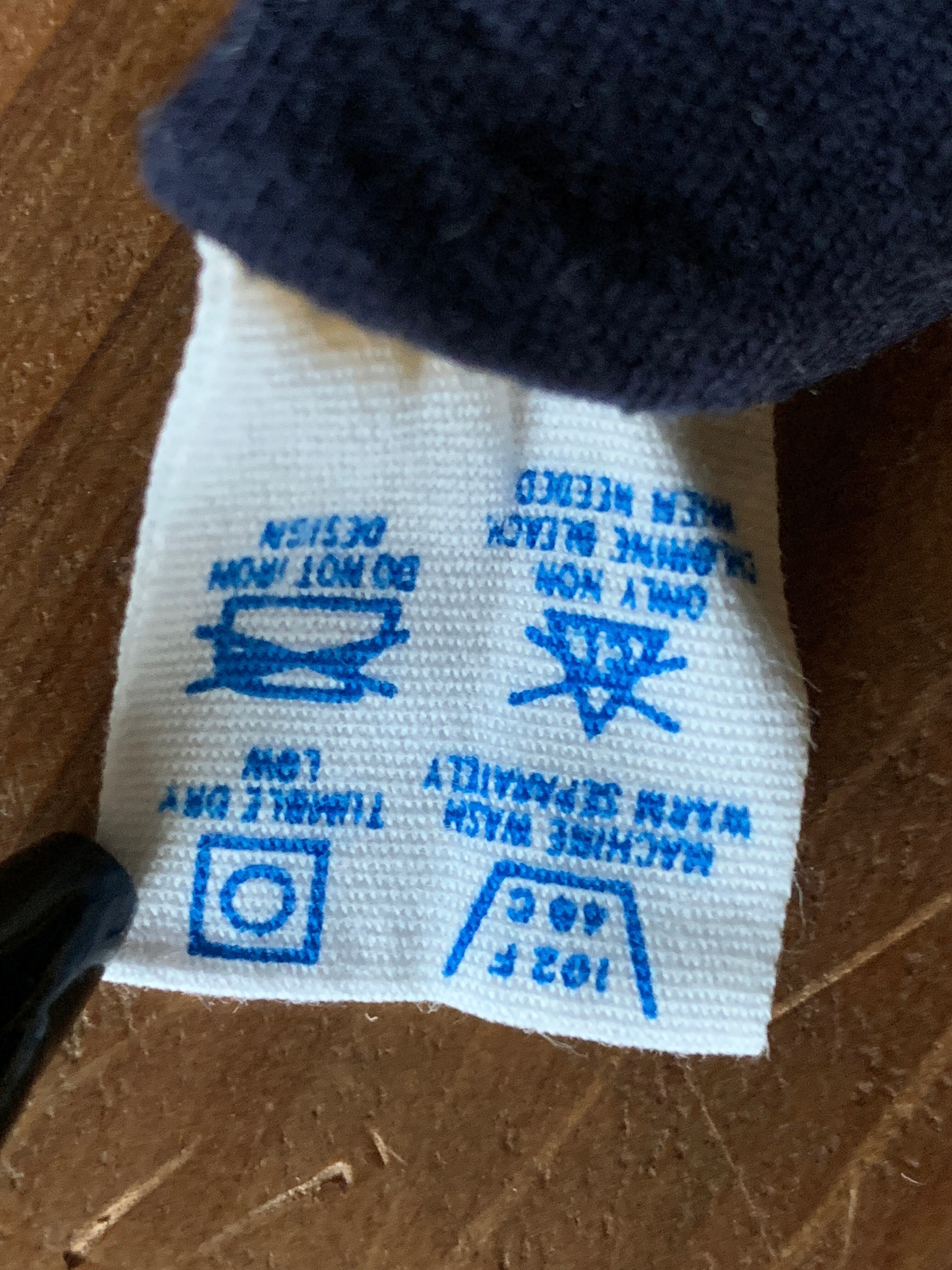 80's トリコタグ Champion ''Sanford'' リバーシブルTシャツ 濃紺X黄 表記(M) USA製