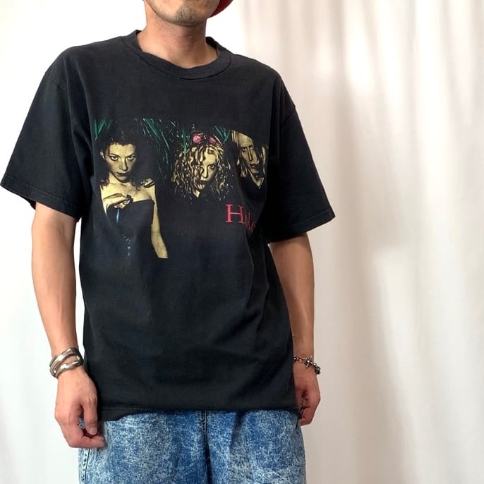 カラーブラックCANDIeboxヴィンテージTシャツ