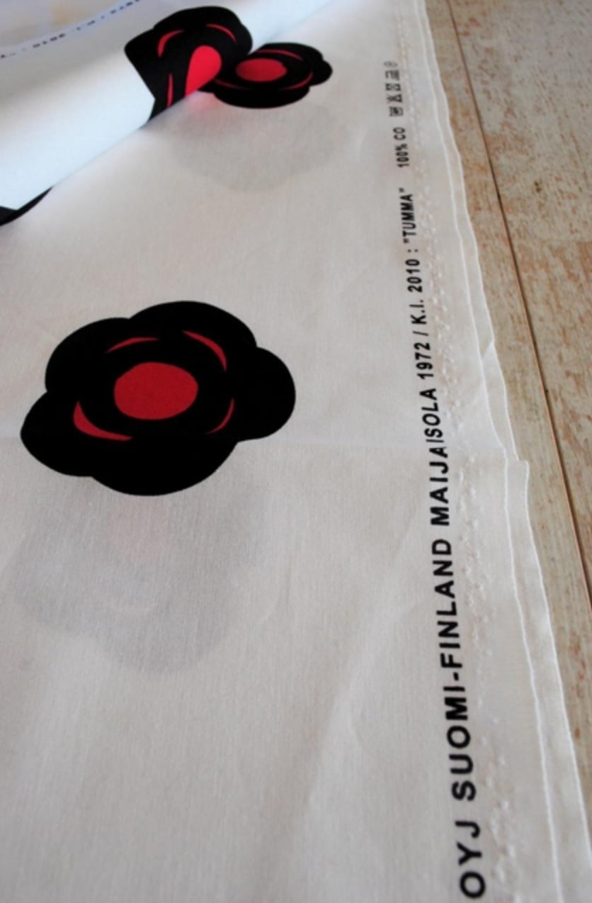 marimekko fabric TUMMA マリメッコ生地 トゥンマ 50cm