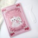 予約☆CHO299 Cherish365【Fairy Feline Boudoir】A5 剥離紙帳  / シール帳+  ヘラ付き