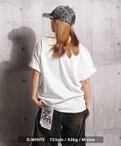 ◆ハート刺繍 ピグメントTシャツ◆ms-8845-122